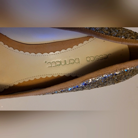 NWOT/ Jessica Bennett Sequin shoe - Picture 6 of 6
